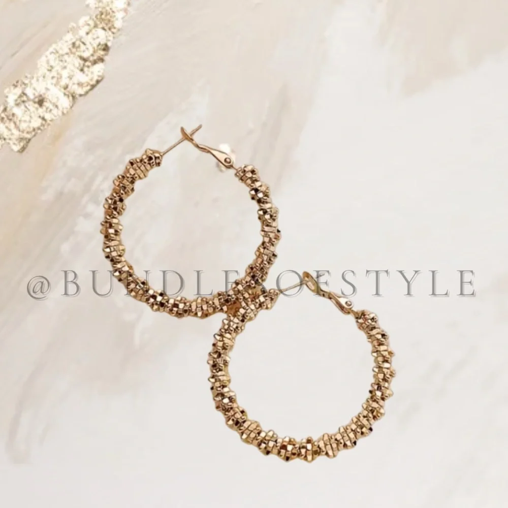 🌙 B47-JW3 - S925 Plated Hoops - Picture 1 of 1